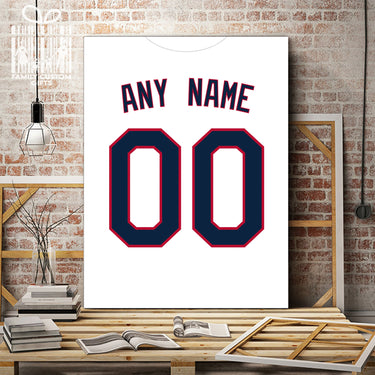 Minnesota Jersey Custom Canvas Print Wall Art for Boy Girl Men Women Baseball Personalized Canvas Art